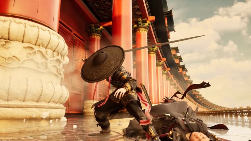 Celestial Palace and Dragon in Unreal Engine result preview