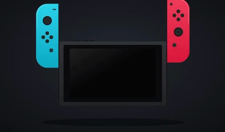 A Nintendo Switch SVG that snaps together result preview