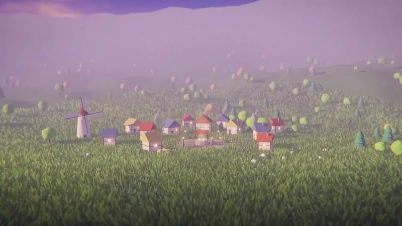 A Three.js 3D scene result preview