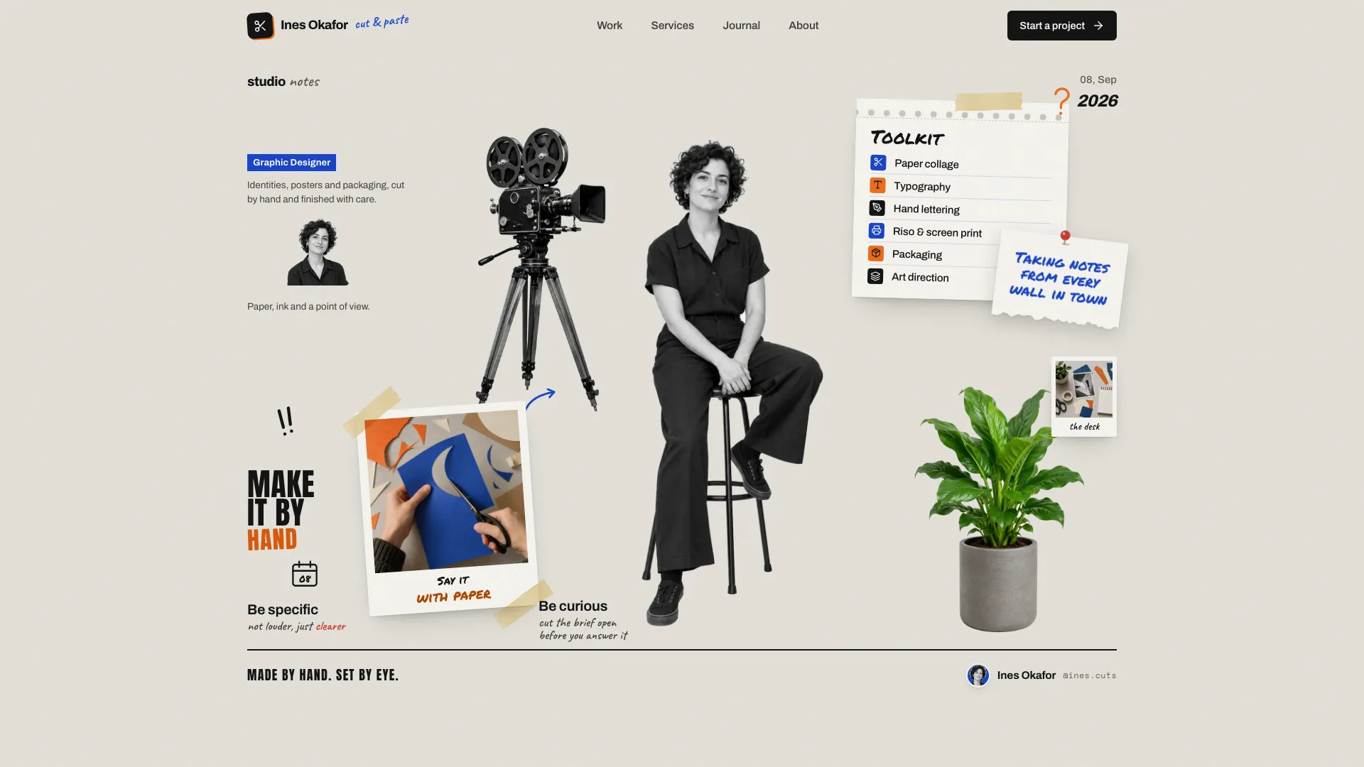 Collage Creative Portfolio result preview