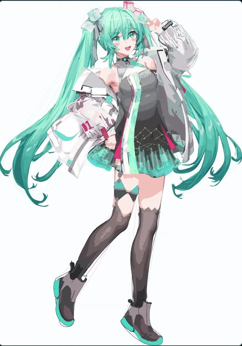 Miku painting result preview