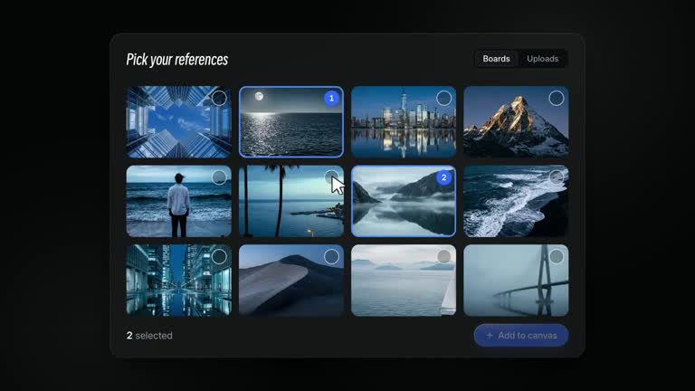 LaunchMotion · Reference Picker result preview