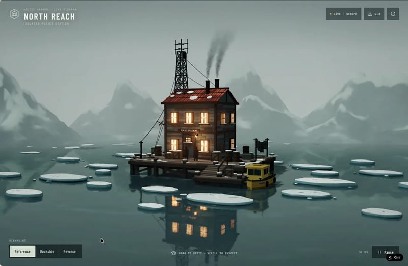 Fjord Radio Hut in Icy Seas result preview