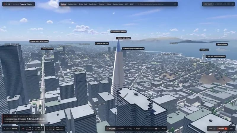 San Francisco in 3D result preview