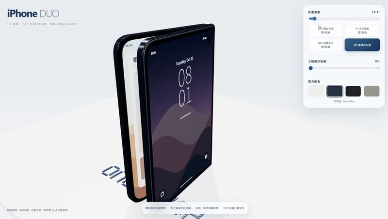 3D iPhone Duo Model result preview
