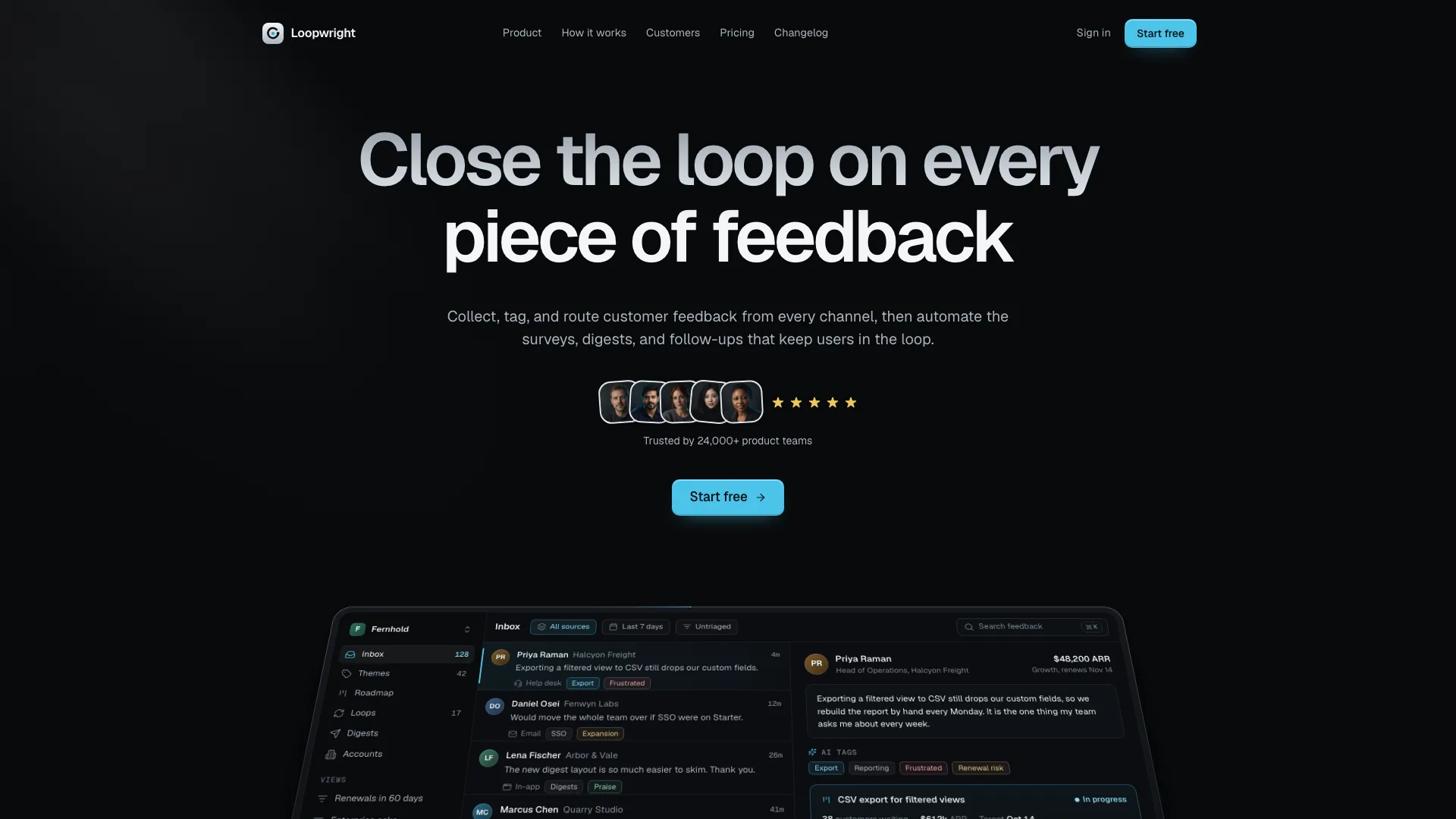Cadence Marketing Landing result preview