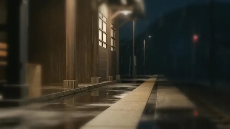 Station in Blender result preview