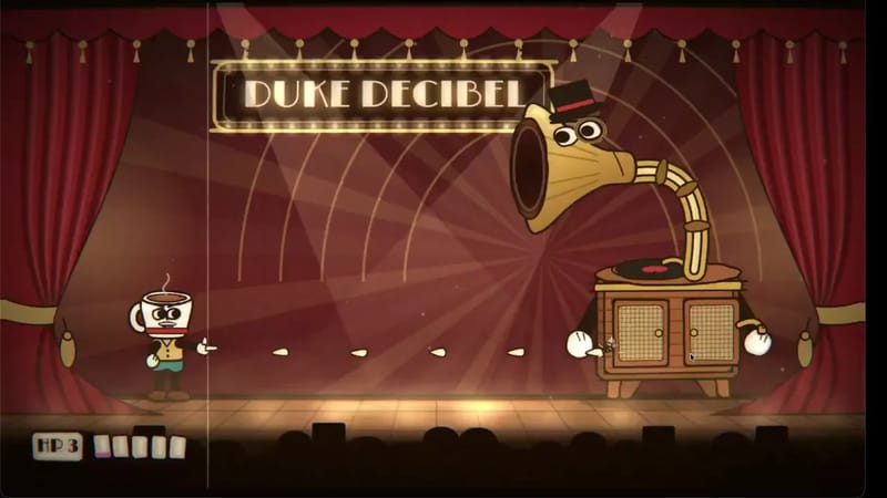 Duke Decibel, a retro boss fight result preview