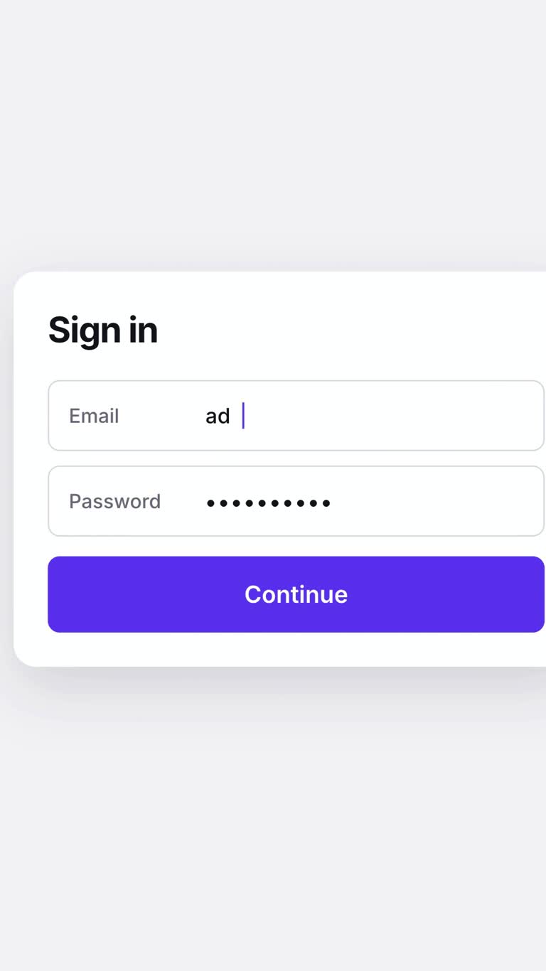 Velocity-Matched UI Sting result preview