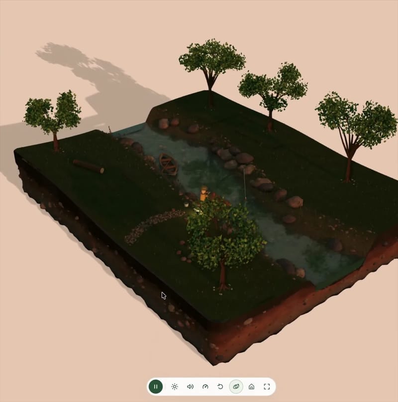 Tiny 3D Fishing World result preview