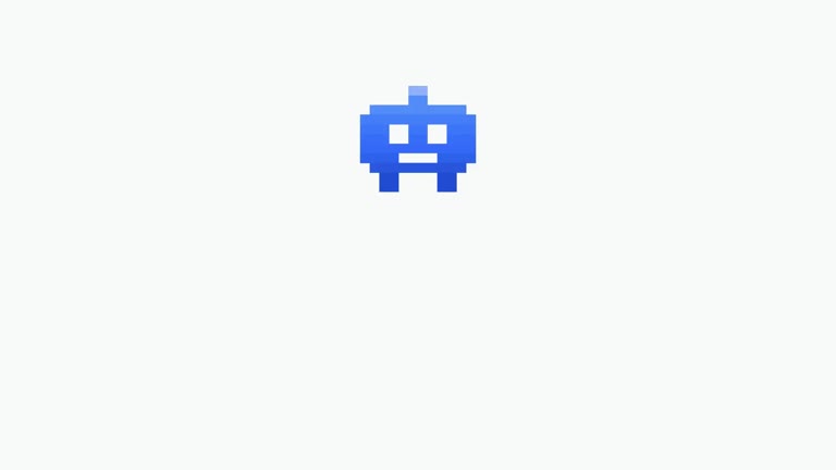 LaunchMotion · Pixel Mascot result preview