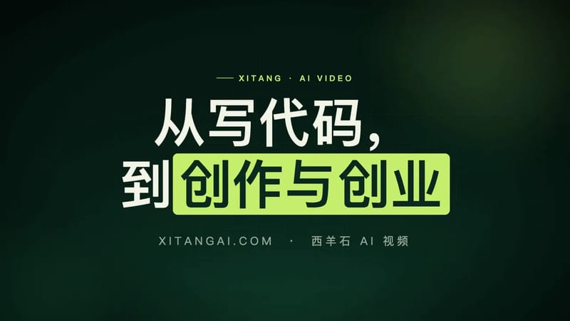 A website intro film from one sentence result preview