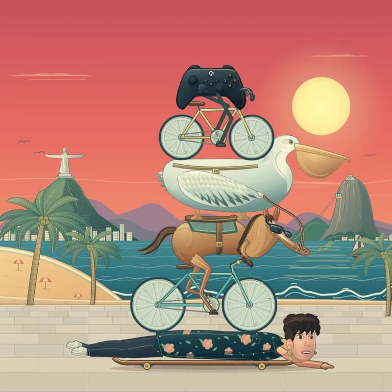 Controller, Bicycle, Pelican, Horse Stack result preview