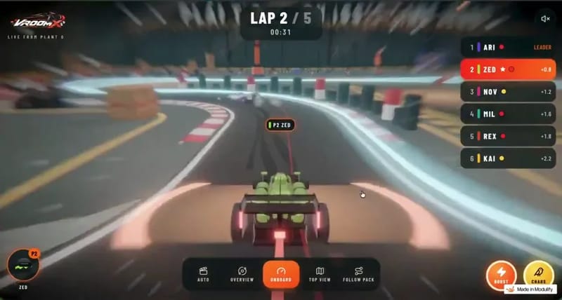 VroomX Toy Factory Grand Prix result preview