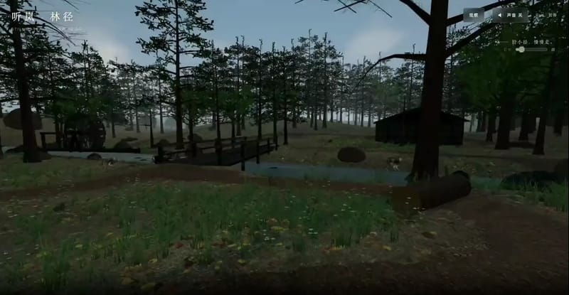 Forest Cabin Walkthrough in Blender result preview