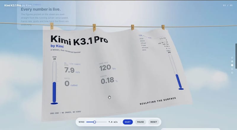 Cloth Physics Website in 15 Minutes result preview