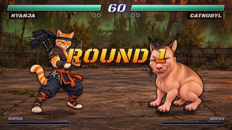Kitty Combat result preview