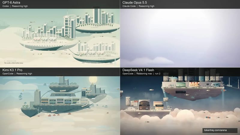 Castle in the Sky City: Four Models result preview