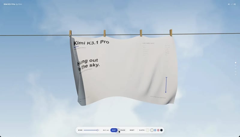 Realistic Cloth Simulator result preview