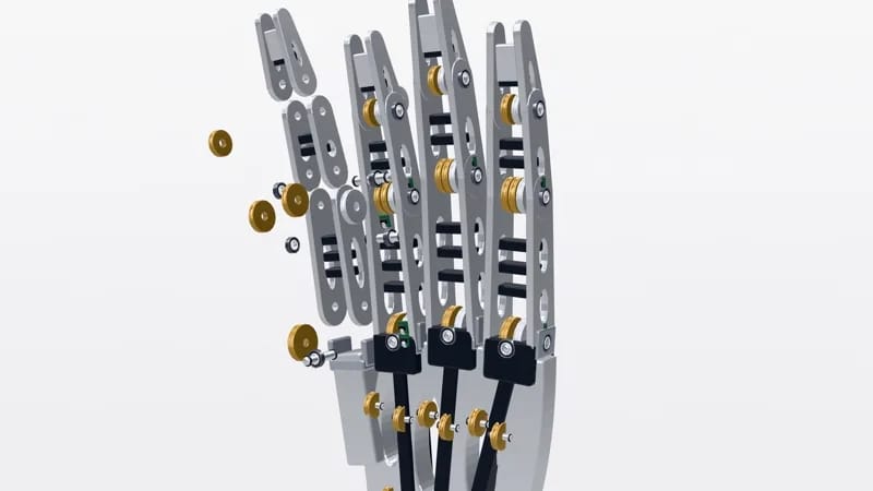 Tendon robot hand result preview
