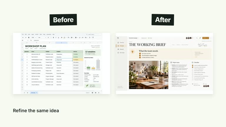 CreatorMotion · Paired Result Swap result preview