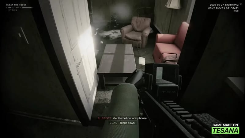 A SWAT shooter game built with Three.js result preview