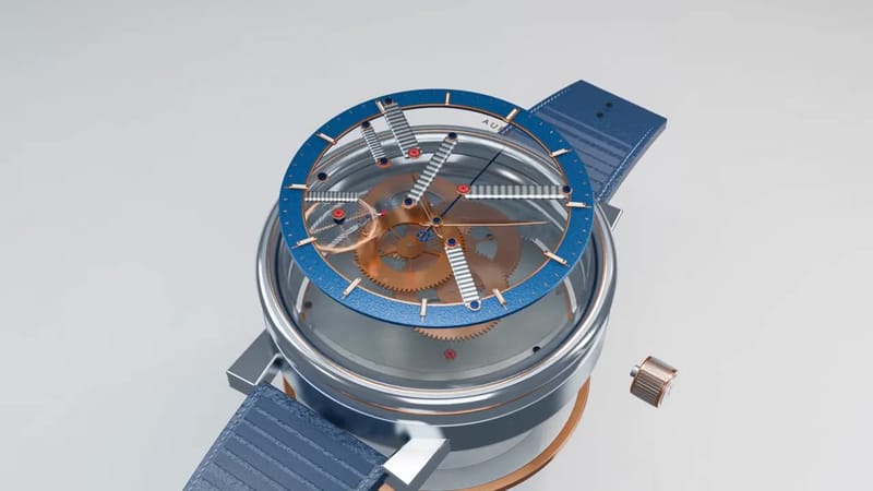 527-Part Watch Teardown in Blender result preview