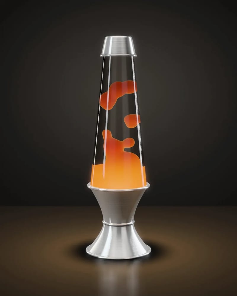 A lava lamp test result preview