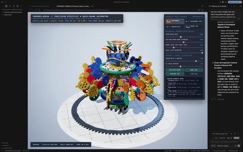 Chronos machinery result preview