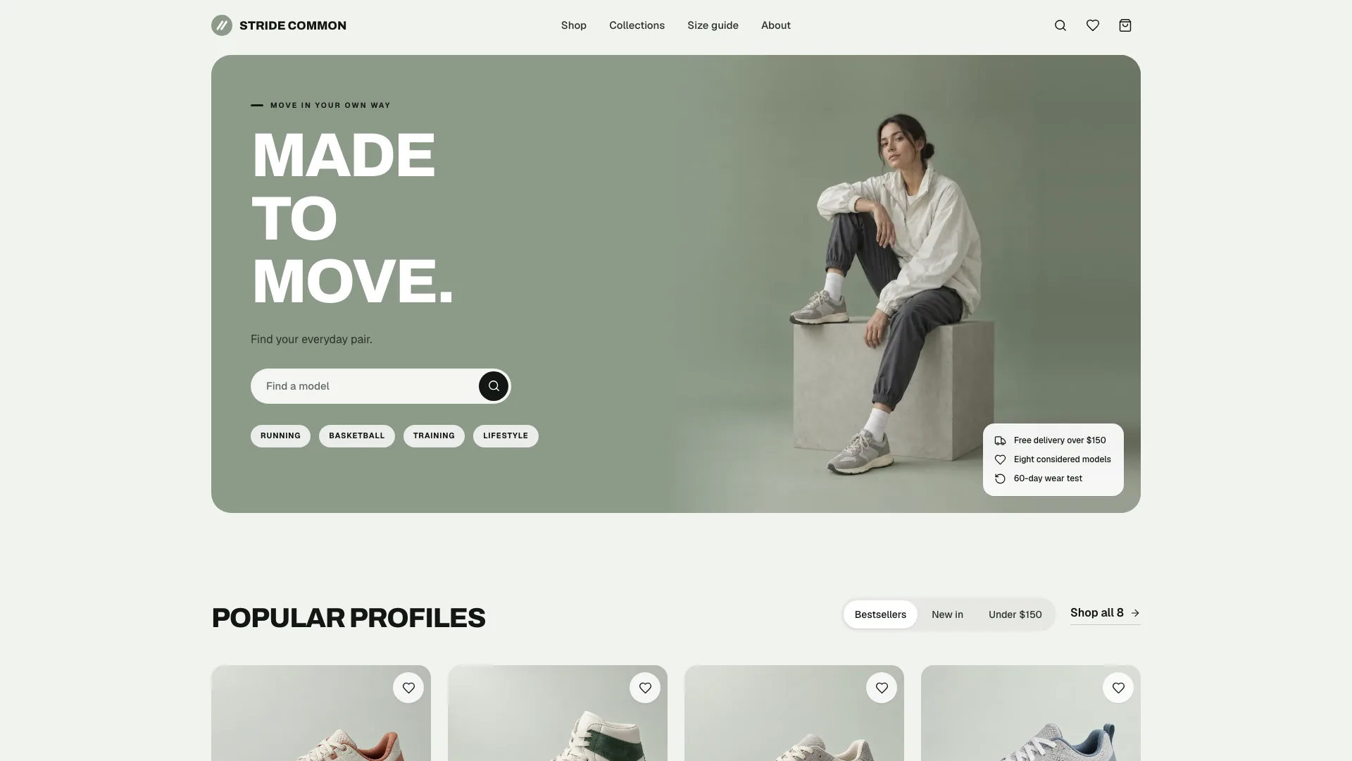 Sage Sneaker Store result preview
