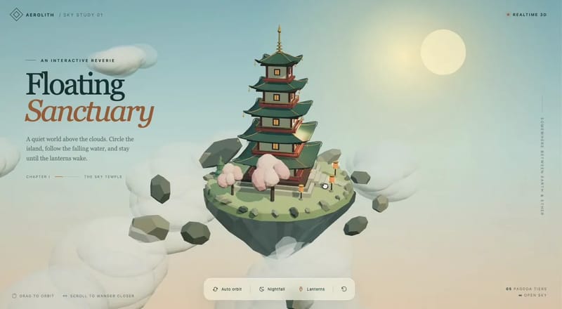 Floating Pagoda above the Clouds result preview