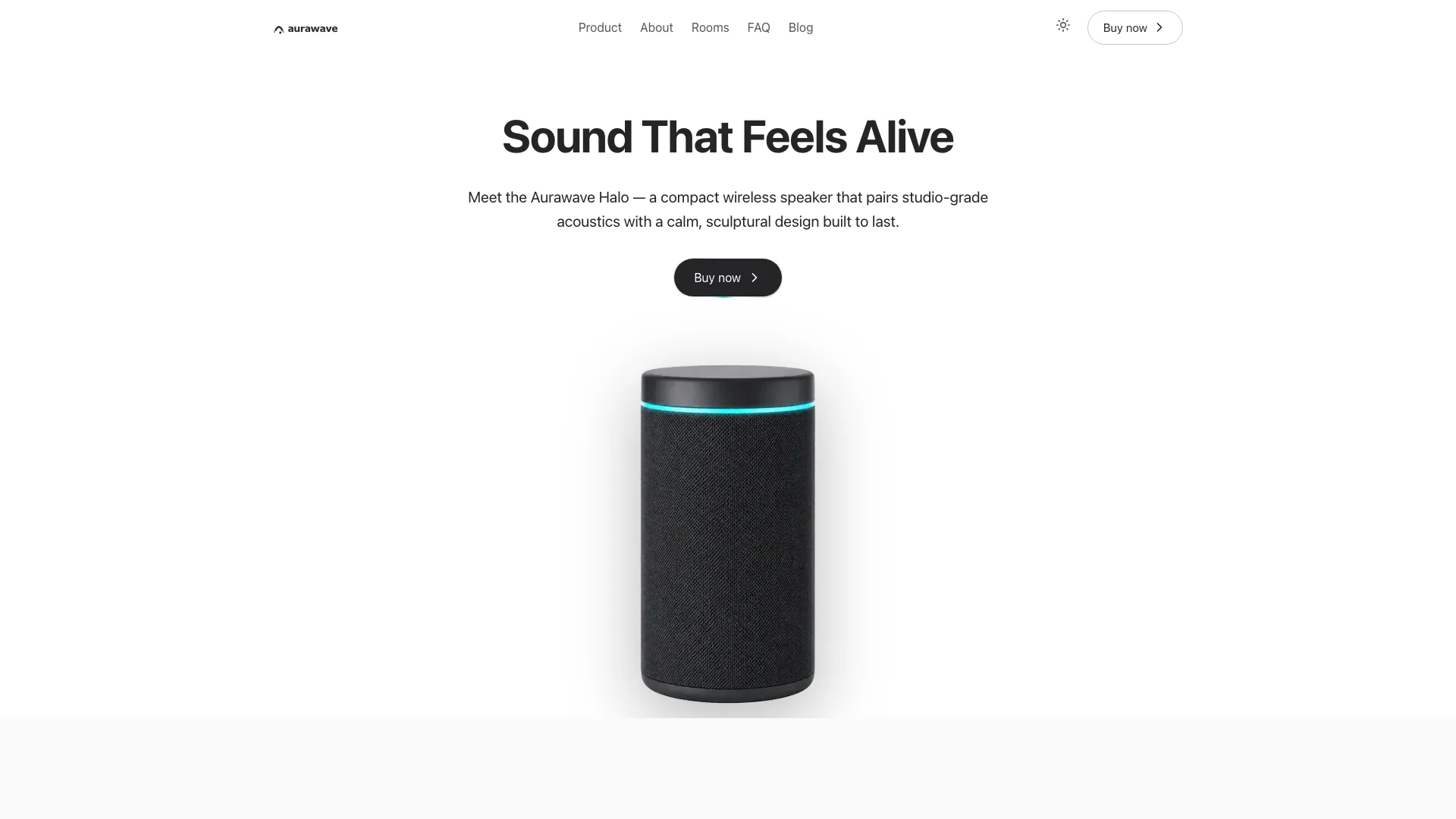 Aurawave Audio Landing result preview
