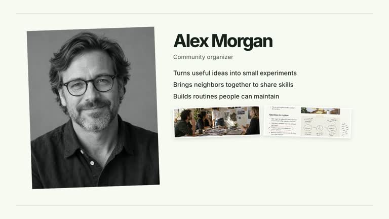 CreatorMotion · Portrait with Editorial Notes result preview