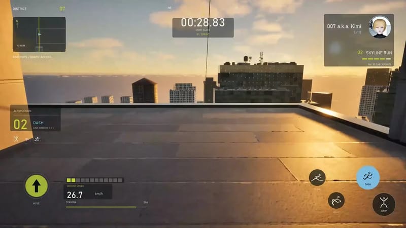 Rooftop Parkour Game result preview