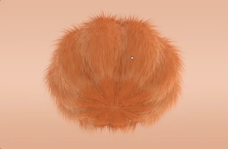 Fluffy Pumpkin with Real-Time Fur Physics result preview