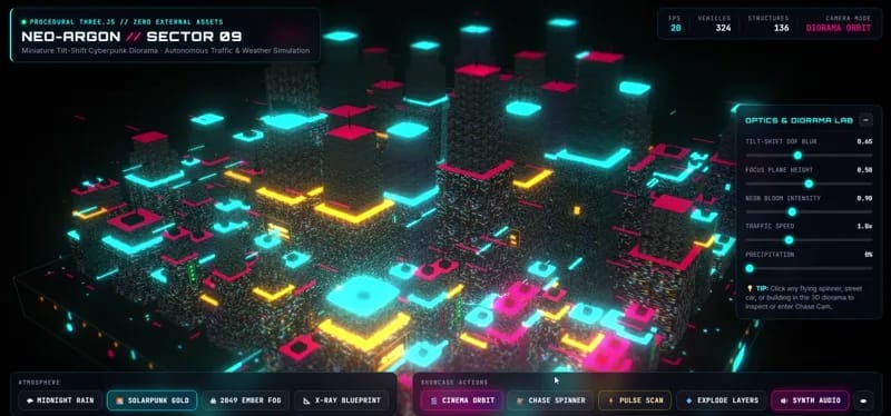 Cyberpunk city result preview