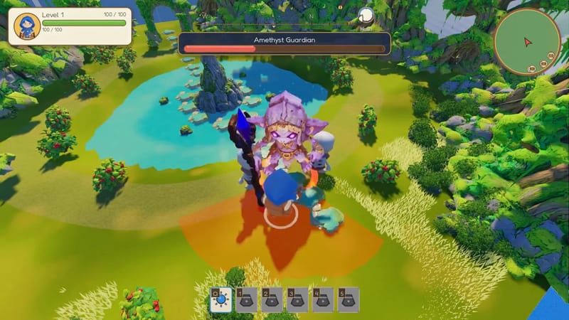 Godot Open-World Adventure result preview