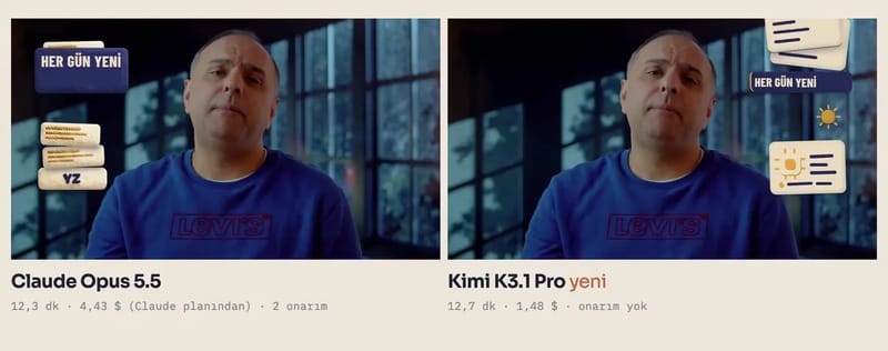 Clay Indigo Clip in Kilnframe: Kimi vs Opus result preview