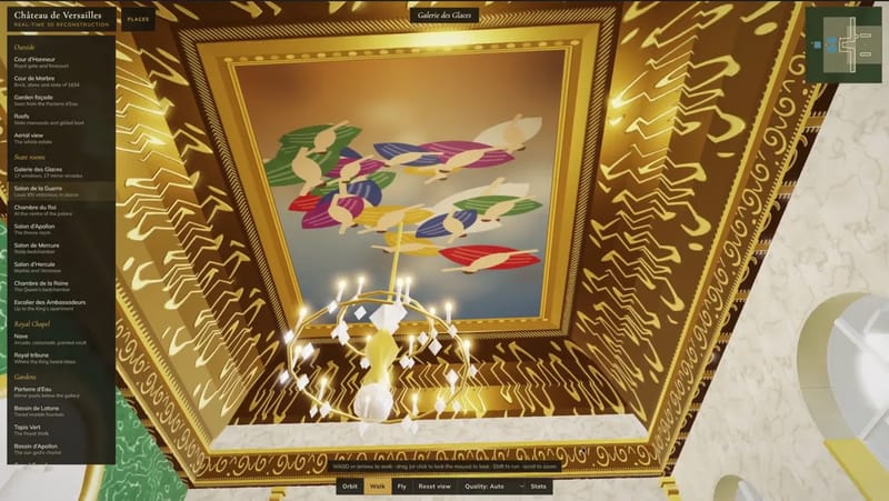 A 3D walk through the Palace of Versailles result preview