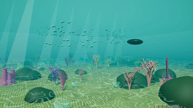 Coral Reef with Fish Schools result preview