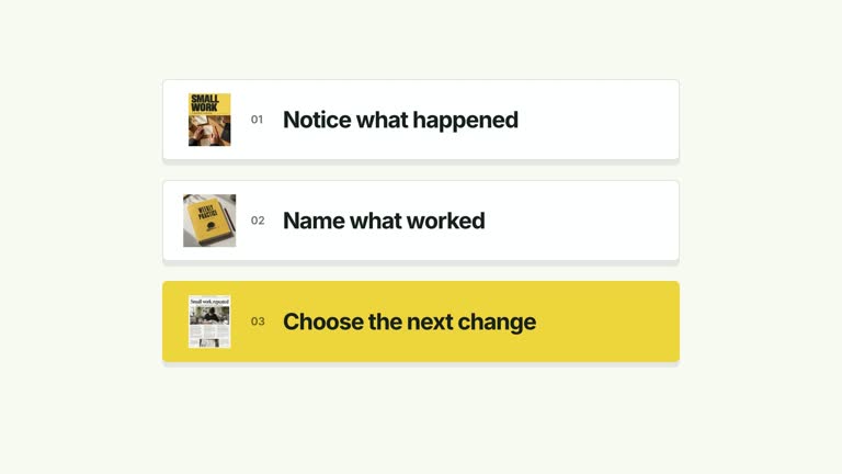 CreatorMotion · Chapter to Stacked Detail result preview