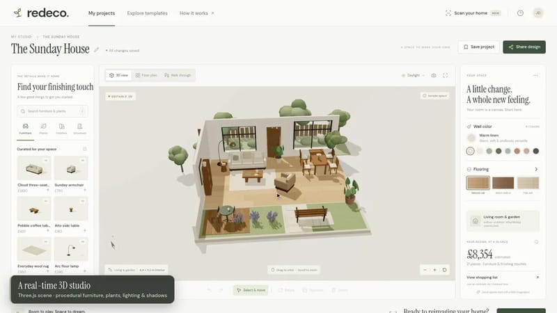 3D Interior Design Studio result preview