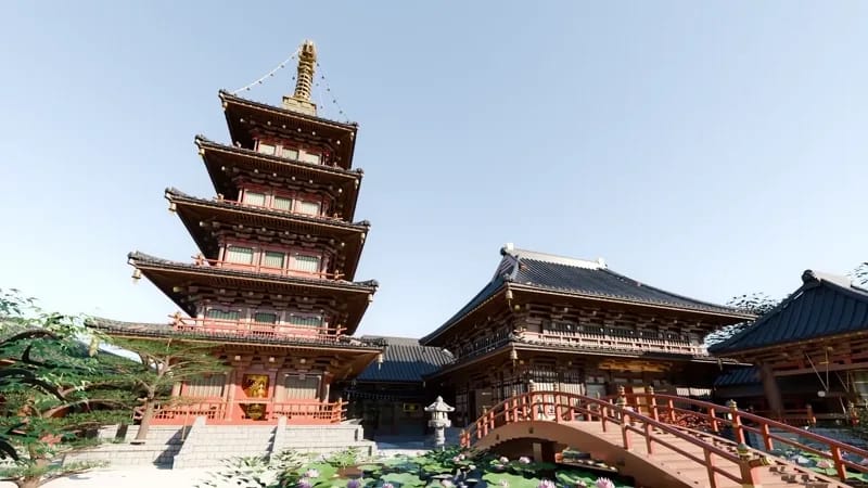 Japanese Pagoda — Google Demo Clip result preview