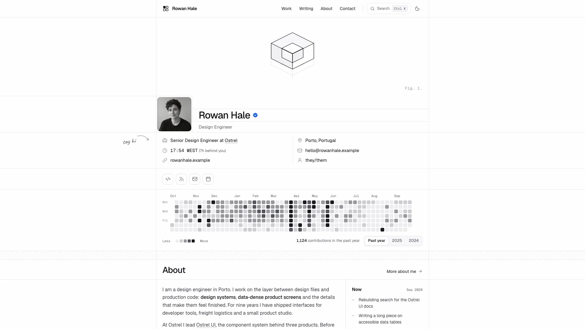 Hairline Grid Portfolio result preview