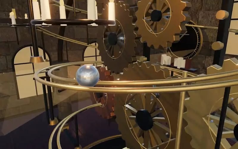Brass Gear Marble Run result preview