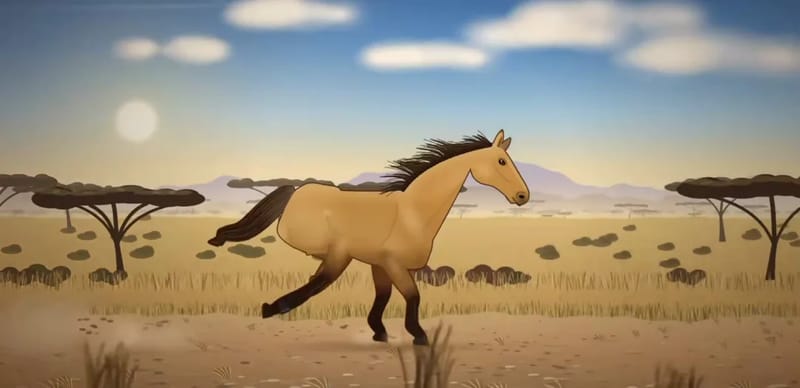 Galloping Horse in Three.js result preview