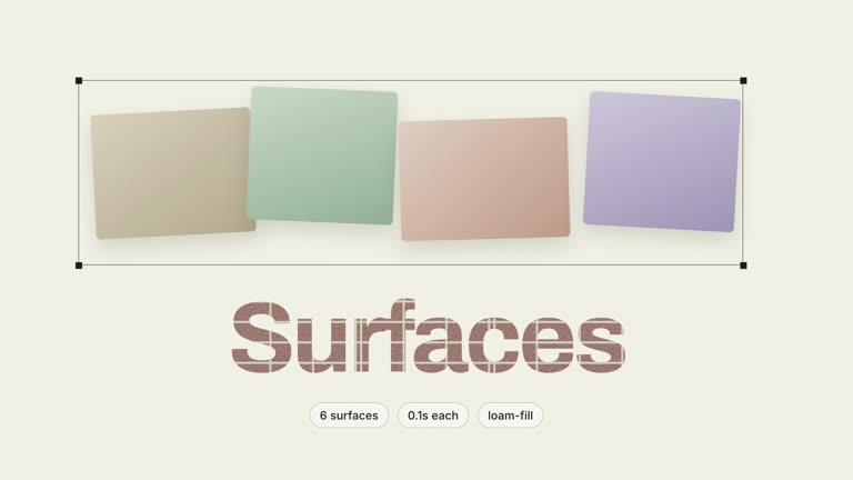 Texture-Swatch Kinetic Launch result preview