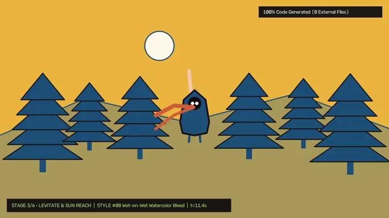 Code animation studio result preview