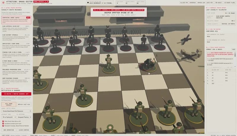 Destructive chess result preview