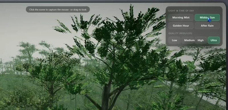 Amazon Rainforest in 3D result preview